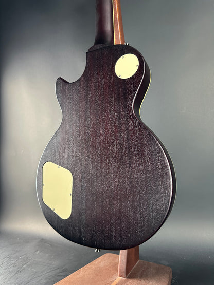 Back angle of Used Epiphone Les Paul Std Wine.