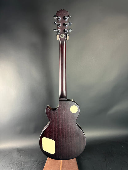 Full back of Used Epiphone Les Paul Std Wine.