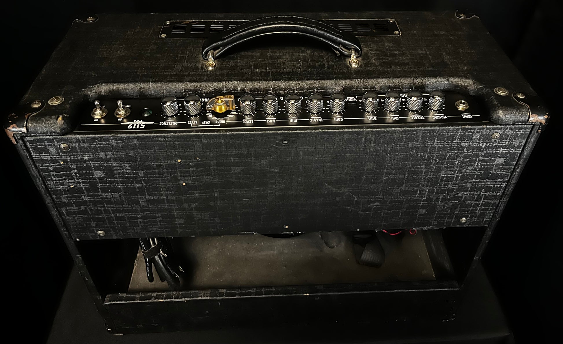 Back top of Used Crate V50-5112 VFX 50 Watt Guitar Amplifier TFW161