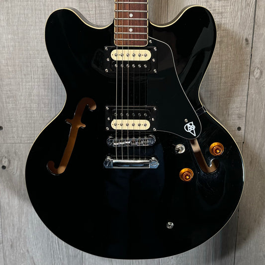 Front of Used Canvas CSAS Semi-Hollow Black TSS3630
