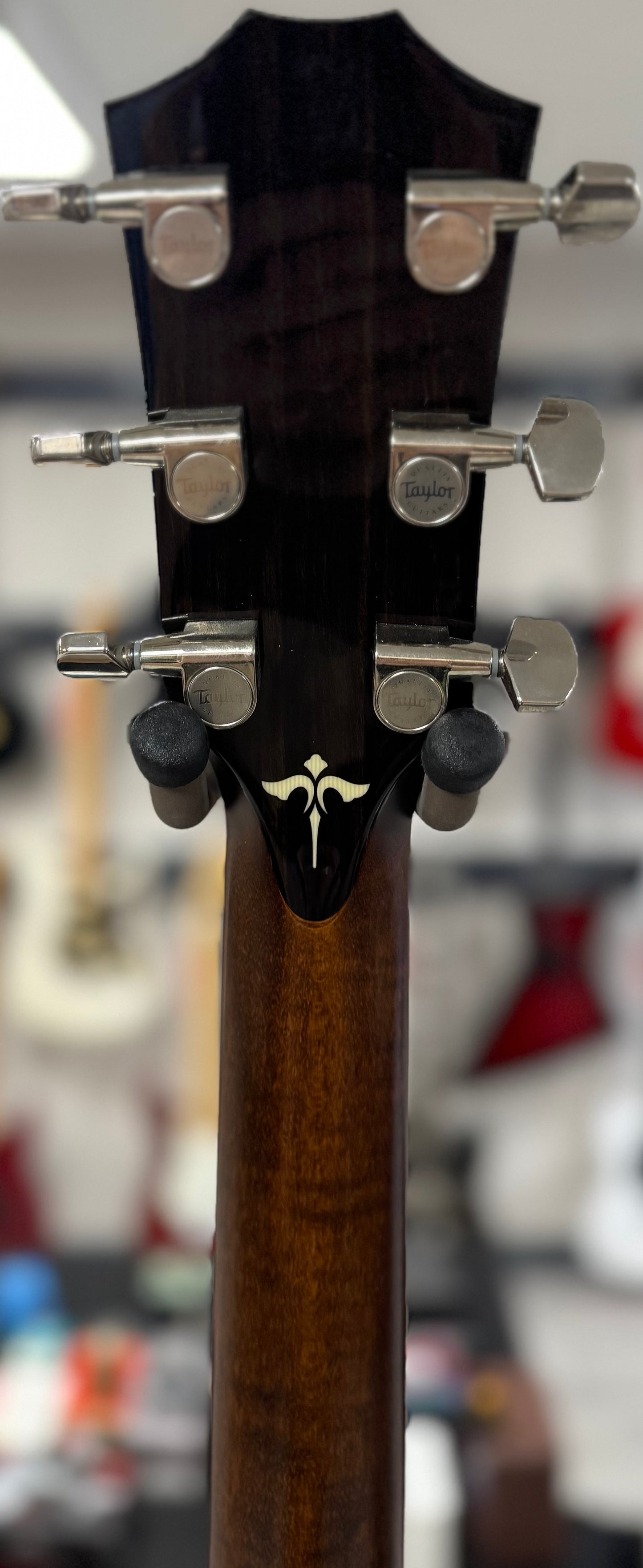 Back of neck of Used Taylor 616ce Natural w/case TSS6202
