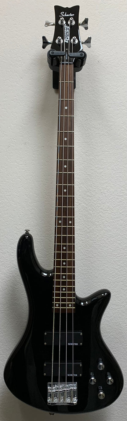 Used Schecter Diamond Series Deluxe 4 Bass Black TFW4 – Tone Shop 