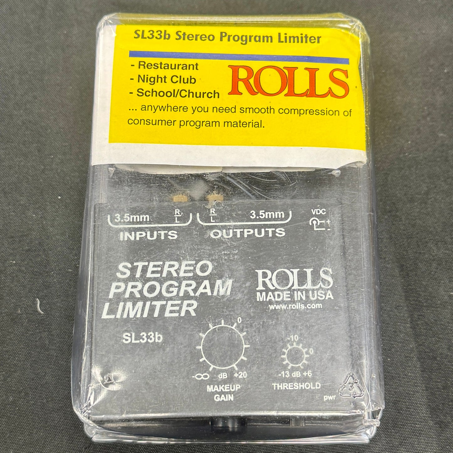Used Rolls Stereo Program Limiter w/Box TFW2957