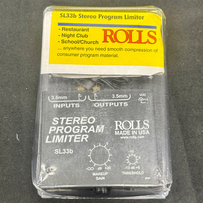 Used Rolls Stereo Program Limiter w/Box TFW2957