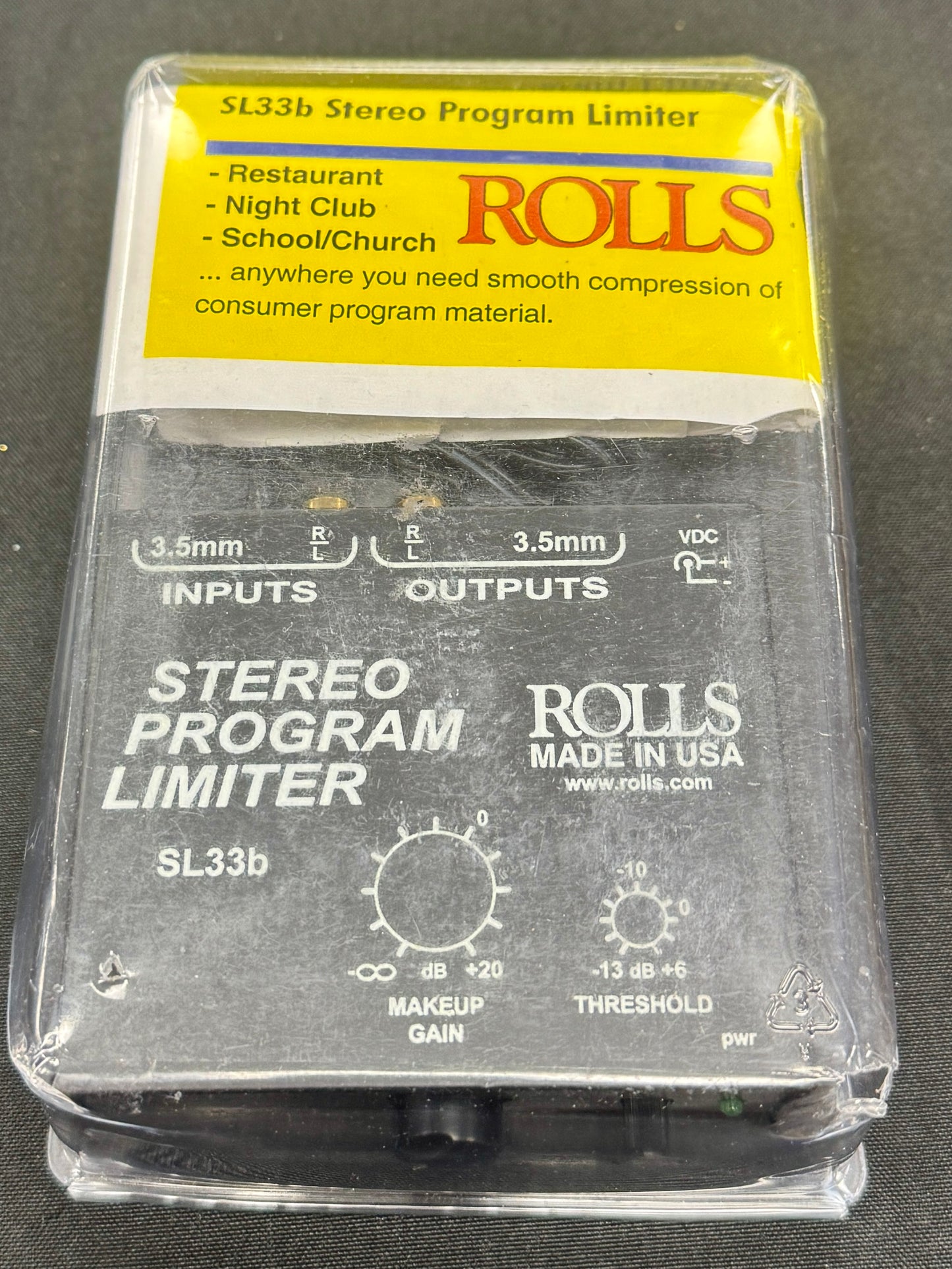 Used Rolls Stereo Program Limiter w/Box TFW2957