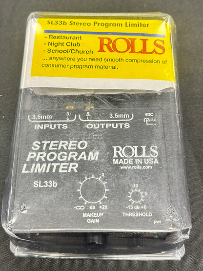 Used Rolls Stereo Program Limiter w/Box TFW2957