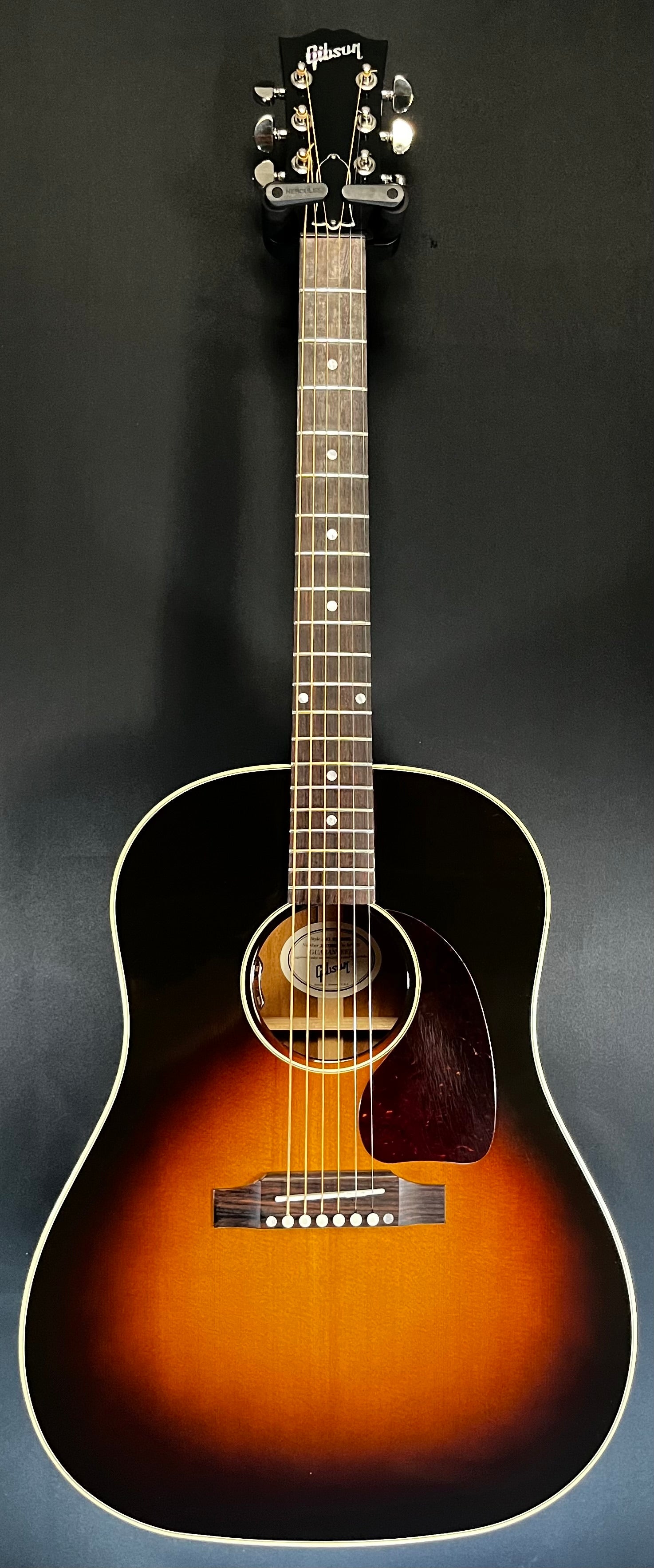 Full front of Used 2022 Gibson J-45 Standard Sunburst w/Case TFW170