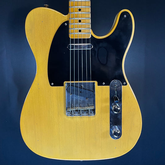 Front of Used 2021 Fender Custom Shop Journeyman '52 Telecaster Relic w/case TFW173