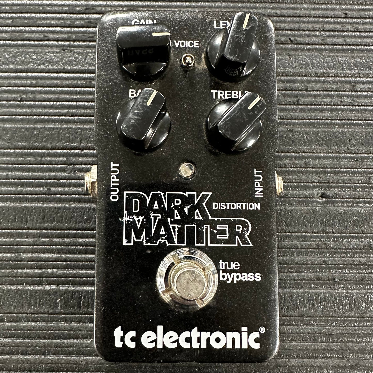Top view of Used TC Electronic Dark Matter Distortion Pedal 