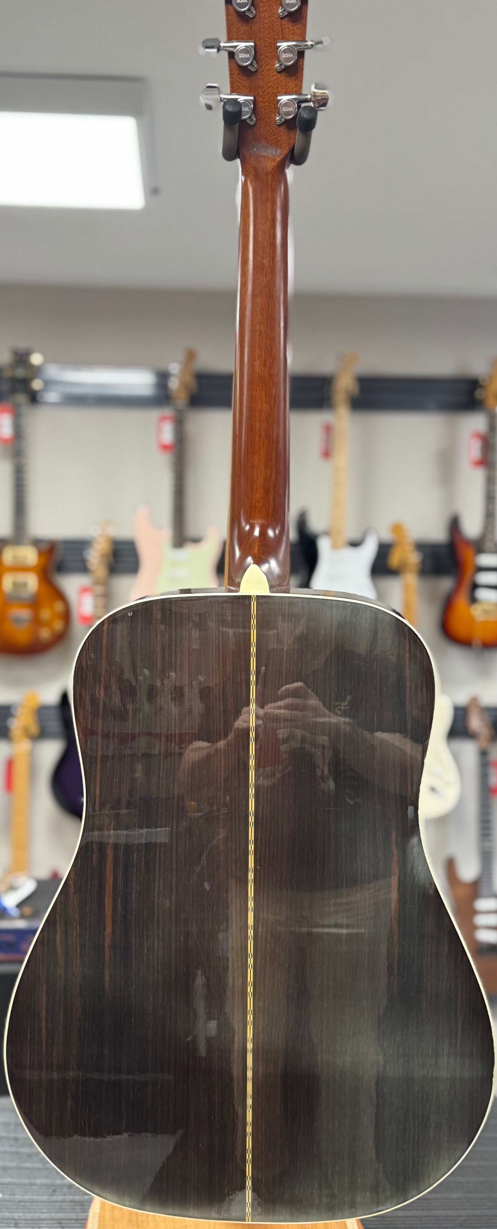 Full back of Used Sigma DR-28C Made In Japan w/case TSS6211