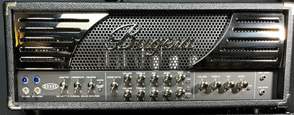 Front of head of Used Bugera 333XL Infinium 120 Watt 3-Channel Amp & Bugera 4X10 Speaker Cab 1/2 Stack TFW183