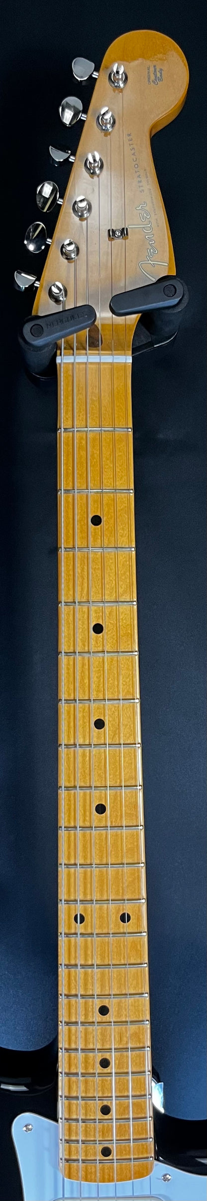 Neck of Used 2023 Fender Vintera II Stratocaster Black w/case TFW184