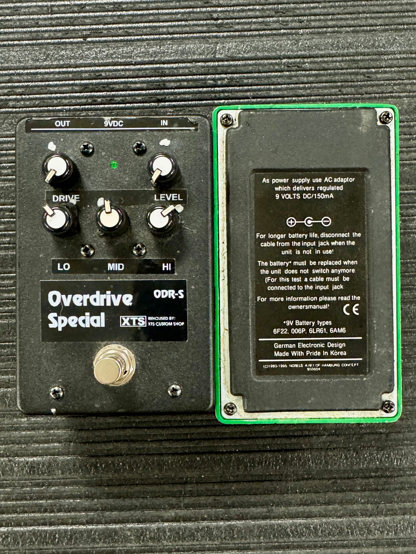 Used Nobels ODR-S Overdrive Special Rehoused by XTS (Xact Tone Solutions of Nashville) w/Original Housing w/Box TSS6717