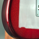 Ding on back of Used G&L Legacy Burgundy.