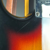Scratch on back of Used 2016 Squier Classic Vibe 60's Stratocaster Sunburst.