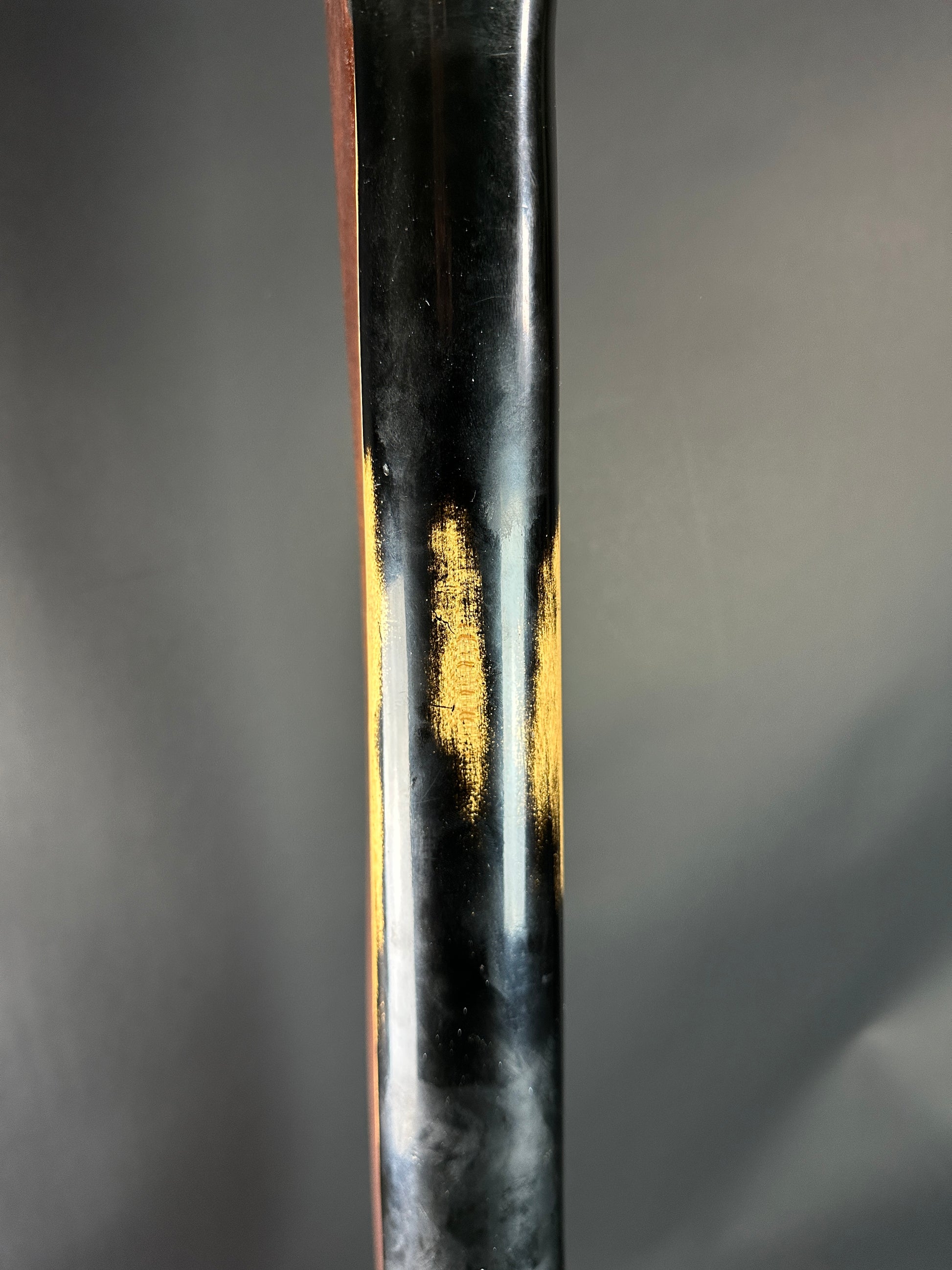 Wear on back of neck of Vintage 1978 Gibson Les Paul Standard Ebony.