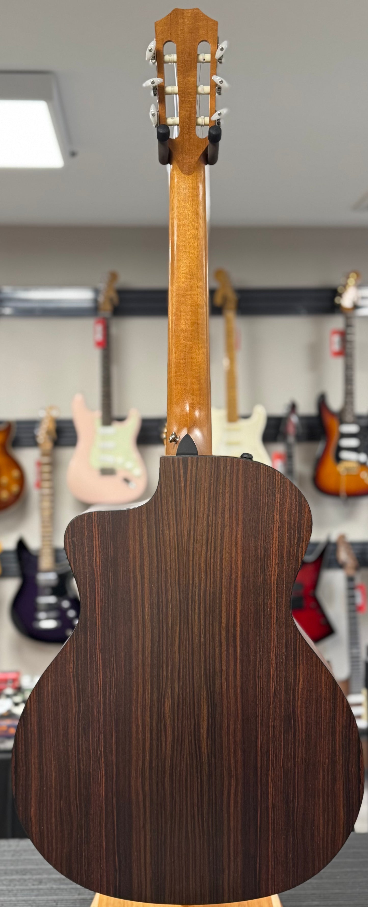 Back of whole Used 2011 Taylor NS24ce-G Nylon Natural w/bag TSS6241