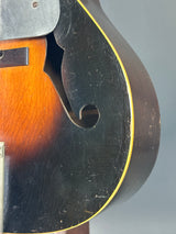 Front detail of Vintage 1935 Kalamazoo KG-21 Sunburst.
