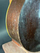 Wear on back edge of Vintage 1935 Kalamazoo KG-21 Sunburst.