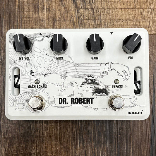 Top of Used Aclam Guitars Dr. Robert Overdrive Pedal w/Box TFW197