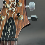 Wear on headstock of Used 2018 PRS Custom 22 Red Burst.