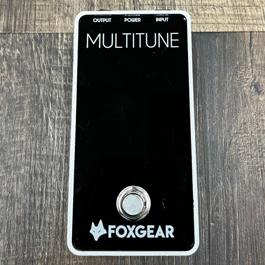 Top of Used Foxgear Multitune Tuner Pedal w/box TFW207
