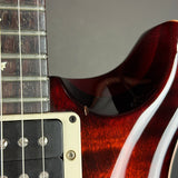 Ding on body of Used 2018 PRS Custom 22 Red Burst.