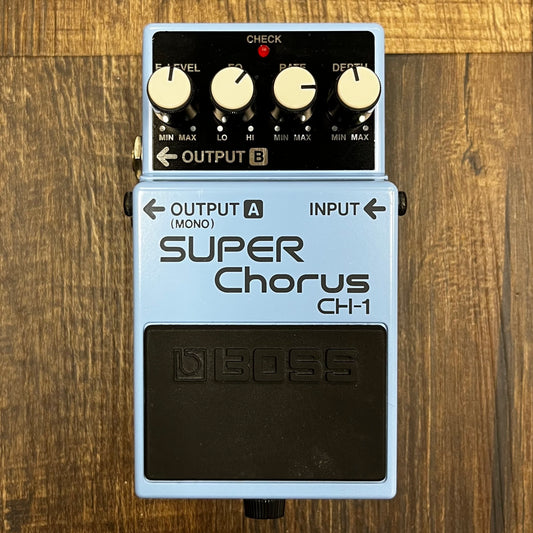 Top of Used Boss CH-1 Super Chorus Pedal TFW194
