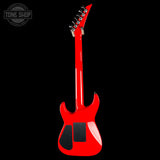 Full back of Used Jackson Custom Shop TSG SL2H Illuminati Ferrari Red.