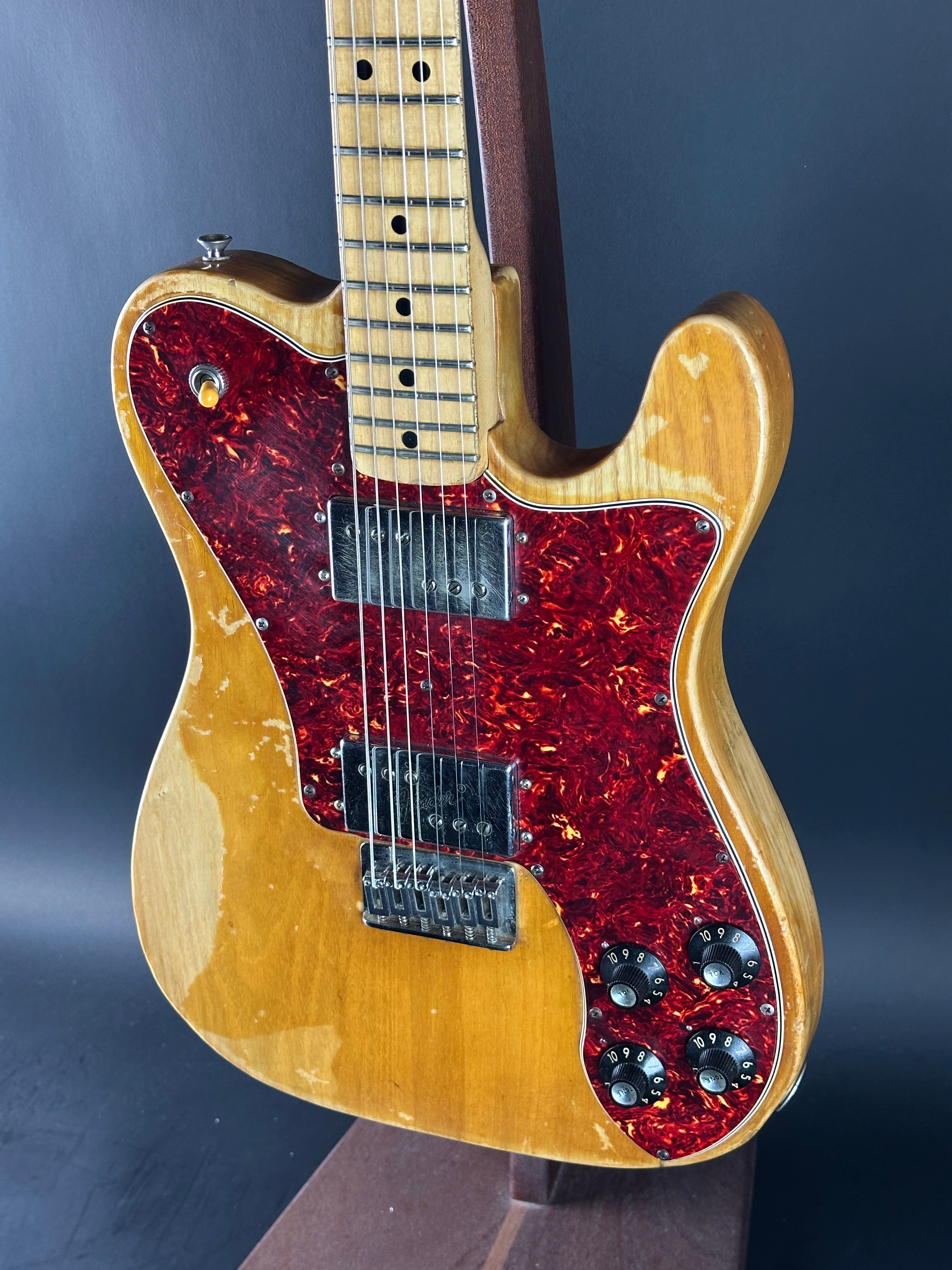 Vintage 1977 Fender Telecaster Deluxe Natural w/Non-Original Case