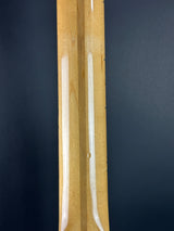 Ding on back of neck of Vintage 1977 Fender Telecaster Deluxe Natural.