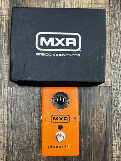 Top of w/box of Used MXR M101 Phase 90 Pedal w/Box TFW214