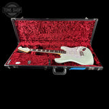 Used 2020 Fender Kenny Wayne Shephard Strat Trans Faded Sonic Blue in case.