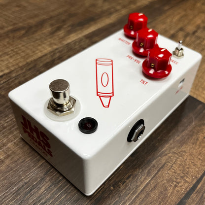 Side of Used JHS Pedals The Crayon British Voiced Preamp Distortion Fuzz Pedal w/Box TFW202