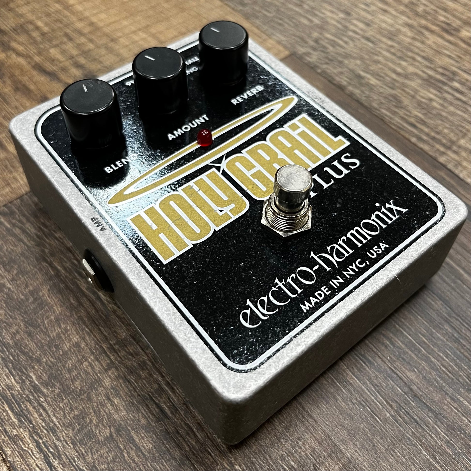 Side of Used EHX Electro-Harmonix Holy Grail Plus Reverb Pedal TFW215