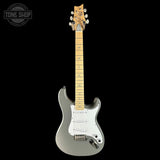 Full front of Used PRS SE Silver Sky Gray.