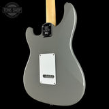 Back angle of Used PRS SE Silver Sky Gray.