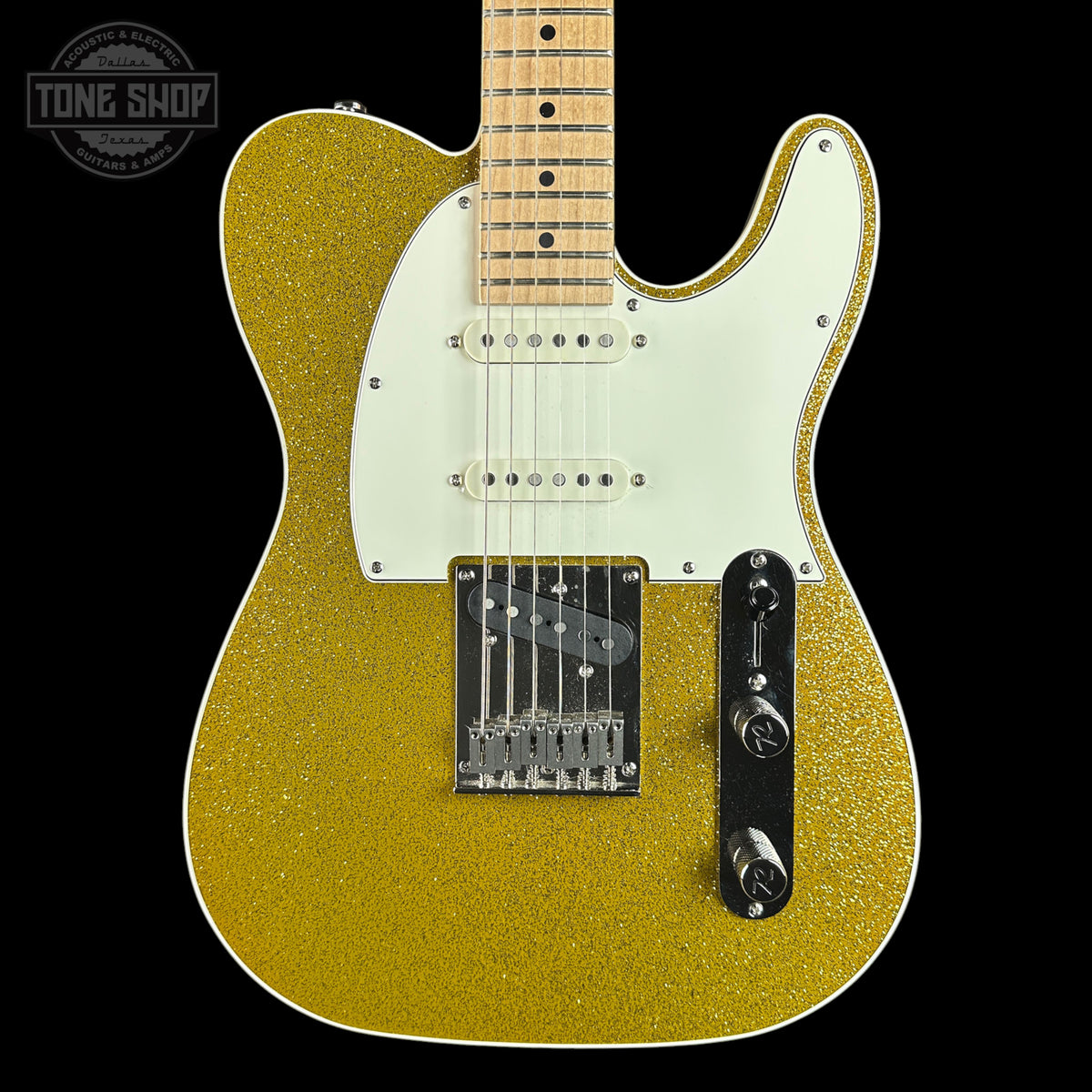 Front of Used Reverend Eastsider T TSG Gold Sparkle.