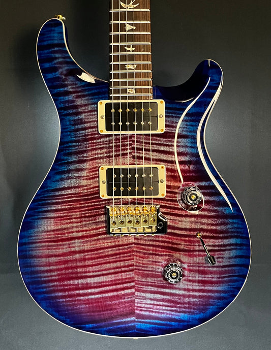 Fron of Used 2019 PRS Paul Reed Smith Custom 24 10 Top Violet Burst w/Case TFW222