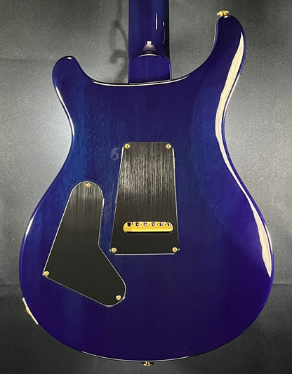 Back of Used 2019 PRS Paul Reed Smith Custom 24 10 Top Violet Burst w/Case TFW222