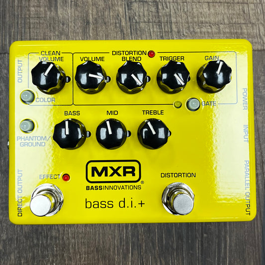 Top of Used MXR M80Y Bass D.I. + Special Yellow Edition w/box TFW223