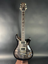 Full front of Used 2024 PRS McCarty 594 10 Top Charcoal Burst.