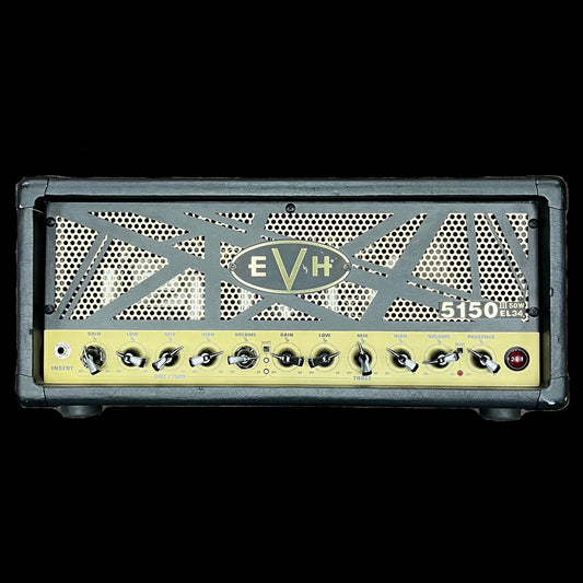 Front of Used 2023 EVH 5150 III EL34 50W Head TFW2860