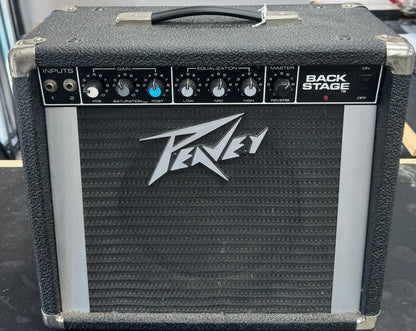 Peavey guitar amplifier on a black surface