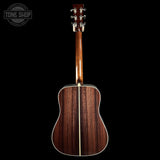 Full back of Collings D2H Sunburst Sitka/EIR.