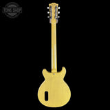 Full back of Used 2007 Gibson Custom Shop 1958 Les Paul Jr TV Yellow.