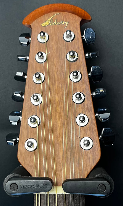 Headstock of Used Ovation Celebrity CC15 w/case TFW253