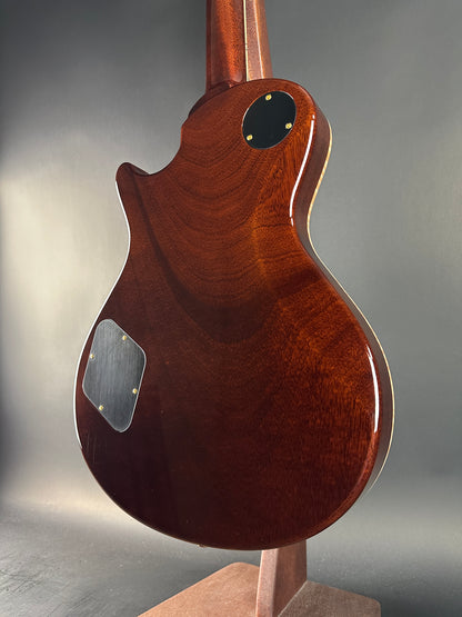 Back angle of Used PRS McCarty 594 Singlecut 10-Top Tobacco Sunburst.