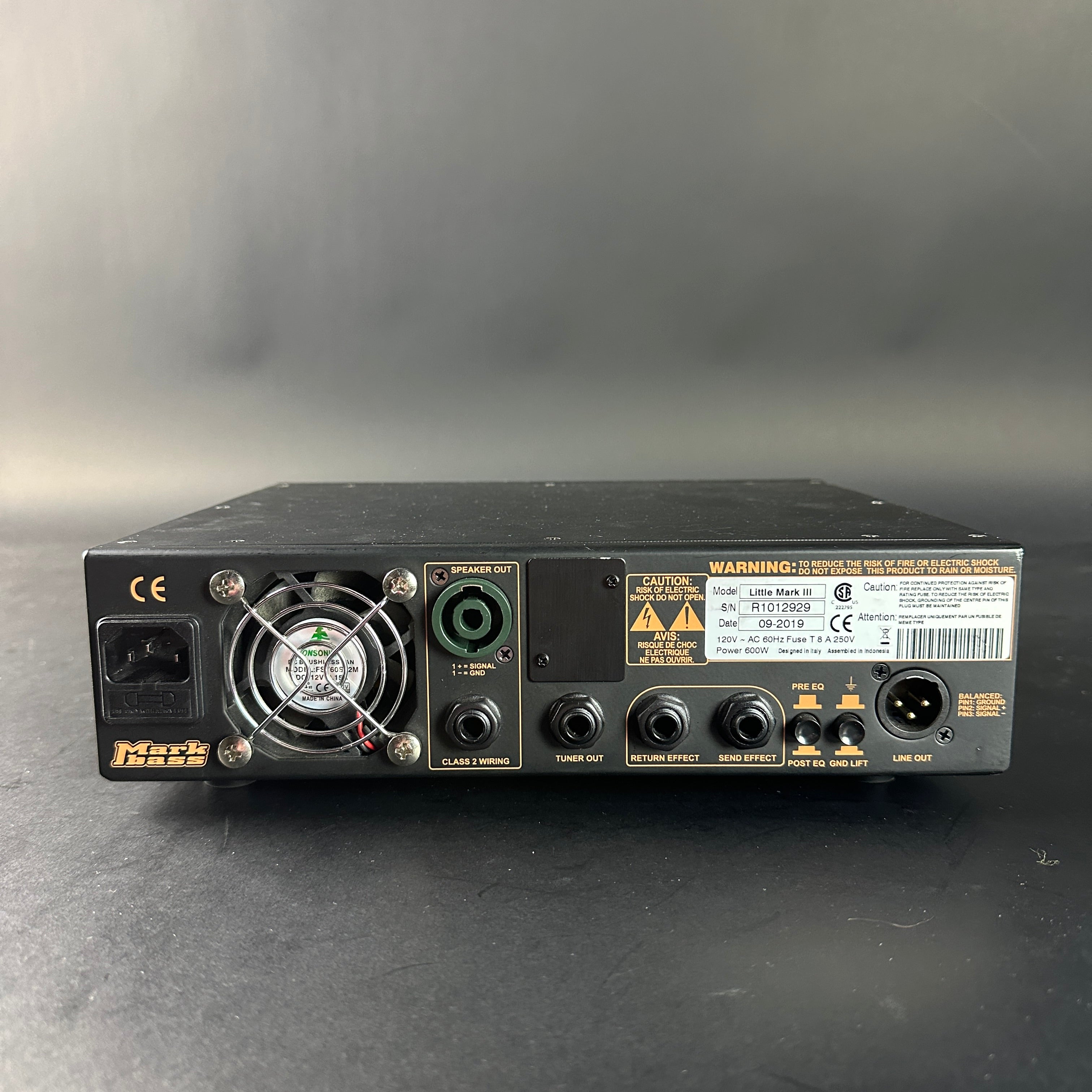 Used 2019 Markbass Little Mark III Head TSU22984 – Tone Shop Guitars