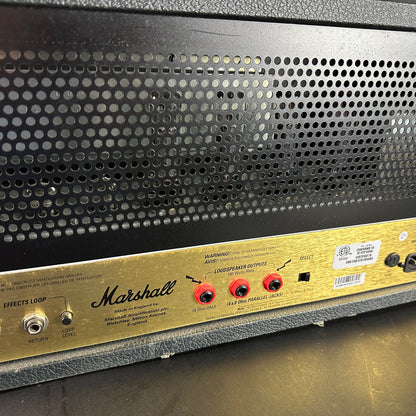 Back panel of Used Marshall 2009 JCM2000 Dual Super Lead Head.